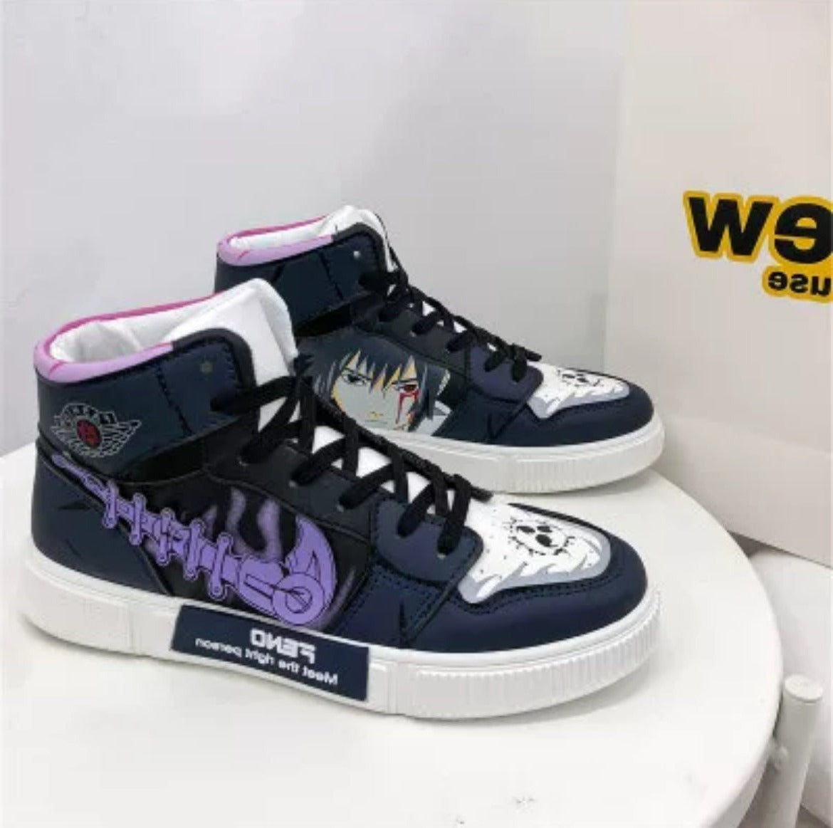 Naruto Anime Sneakers - Unisex Ninja Style Footwear for Fans - Premium  from DCloth Designs - Just $50! Shop now at DCloth Designs 