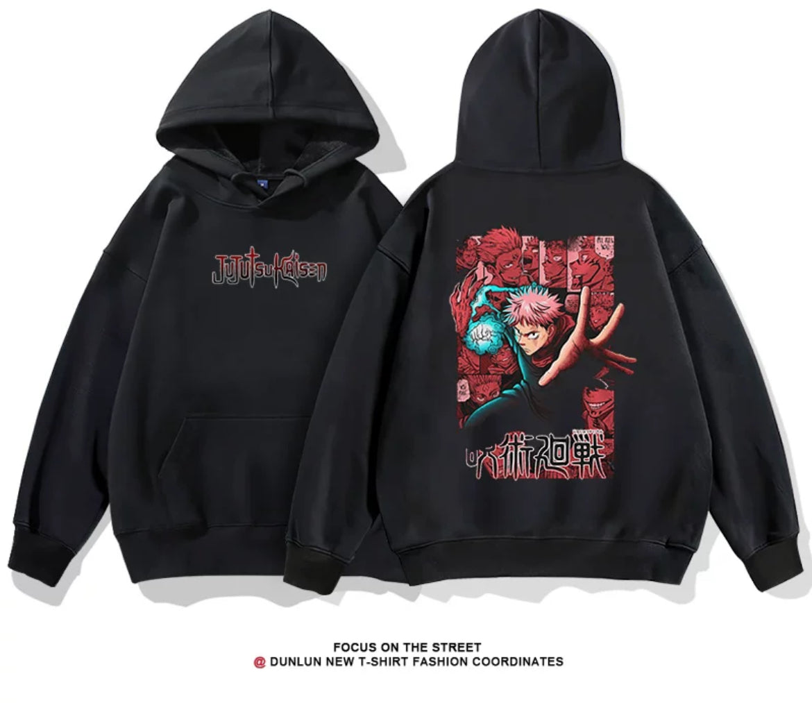 Jujutsu Kaisen Yuji and Sukuna Sweatshirt and Hoodie| Jujutsu Kaisen Fans and Merch to Collect - Premium  from DCloth Designs - Just $39! Shop now at DCloth Designs 