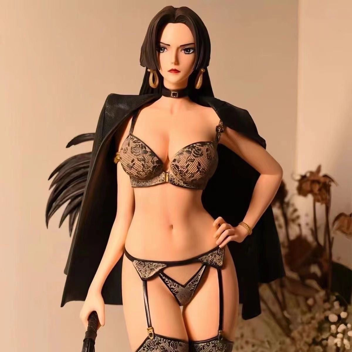 One Piece Empress Boa Hancock Anime Figurine with New Articulated Skeleton, Soft Full Silicone, 2D Simulation Toy - Premium  from DCloth Designs - Just $50! Shop now at DCloth Designs 