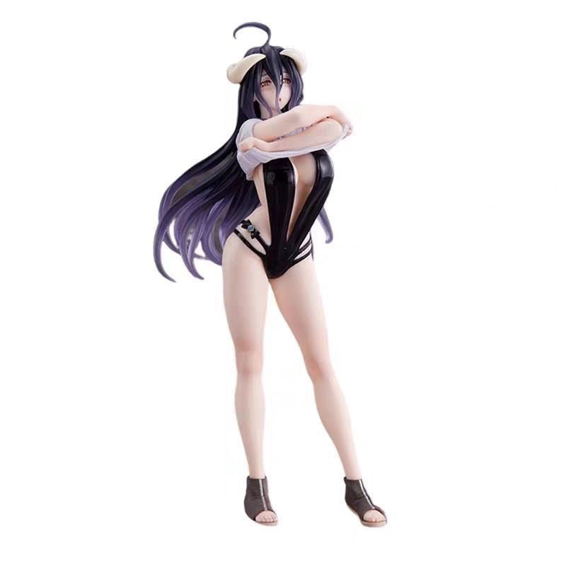 Overlord Anime Undead King Ainz Ooal Gown T-shirt and Swimsuit Albedo Standing Pose Sexy Computer Case Model Ornament - Premium  from DCloth Designs - Just $30! Shop now at DCloth Designs 