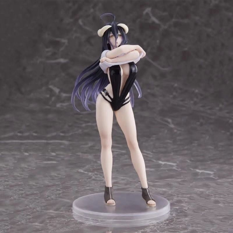 Overlord Anime Undead King Ainz Ooal Gown T-shirt and Swimsuit Albedo Standing Pose Sexy Computer Case Model Ornament - Premium  from DCloth Designs - Just $30! Shop now at DCloth Designs 