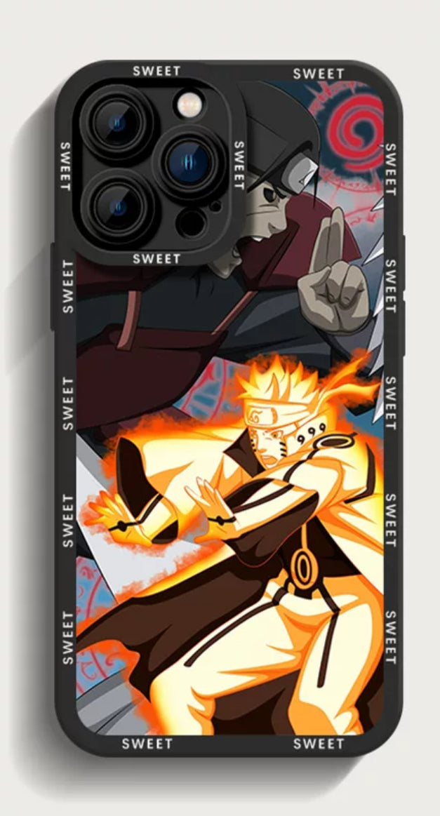 Naruto Phone Case feat Minato Kakashi Sasuke Itachi - Premium  from DCloth Designs - Just $20! Shop now at DCloth Designs 