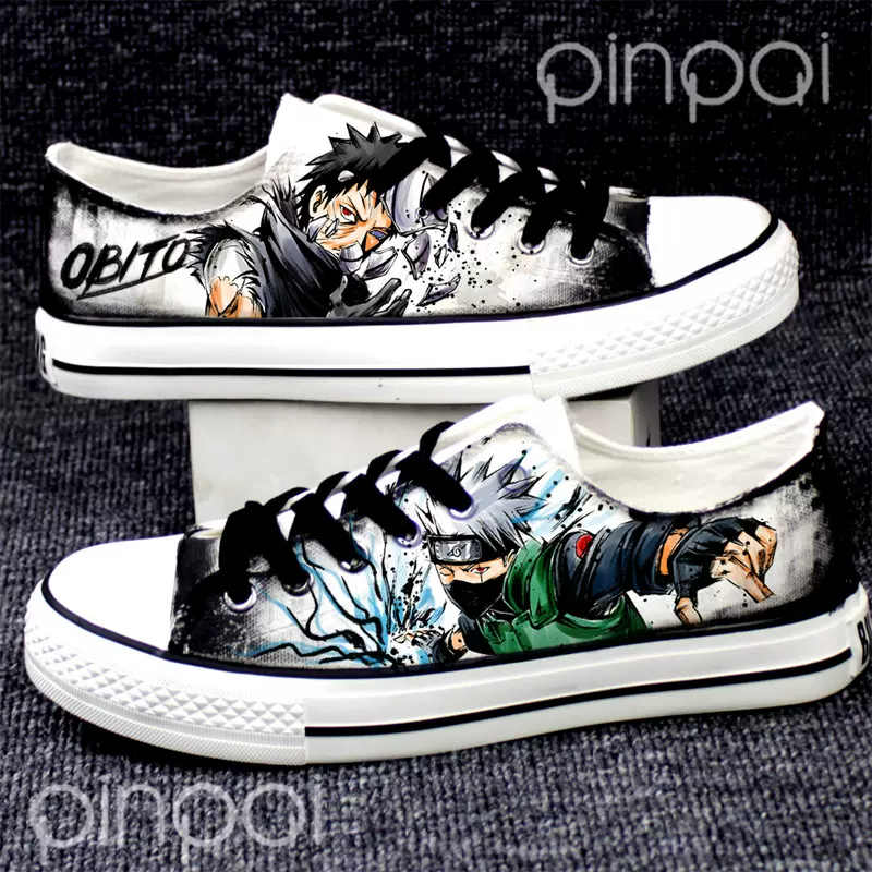 Naruto Anime Sneakers - Unisex Ninja Style Footwear for Fans & Collectors - Premium  from DCloth Designs - Just $60! Shop now at DCloth Designs 