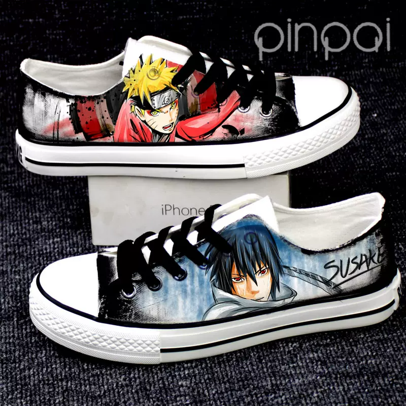 Naruto Anime Sneakers - Unisex Ninja Style Footwear for Fans & Collectors - Premium  from DCloth Designs - Just $60! Shop now at DCloth Designs 