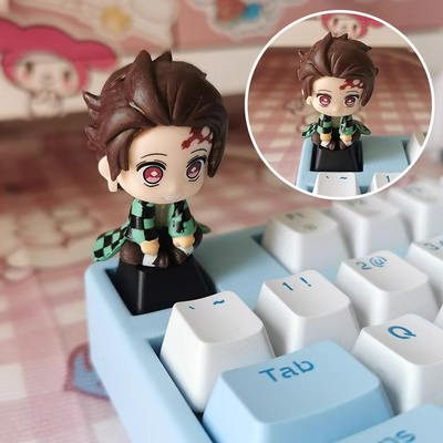 Demon Slayer Keyboard Keycaps - Premium  from DCloth Designs - Just $25! Shop now at DCloth Designs 