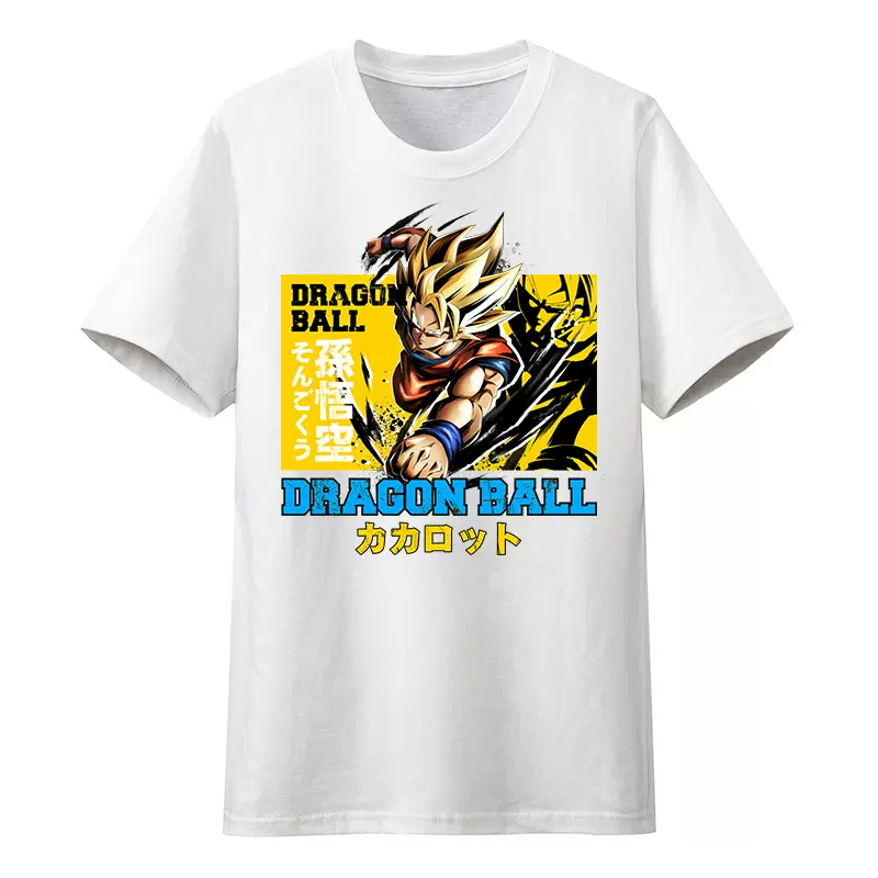 Dragon Ball Z T-Shirt Goku Vegeta Anime Movie Edition Trendy Brand Couple's Outfit Student Anime Pure Cotton Short Sleeve - Premium  from DCloth Designs - Just $39! Shop now at DCloth Designs 