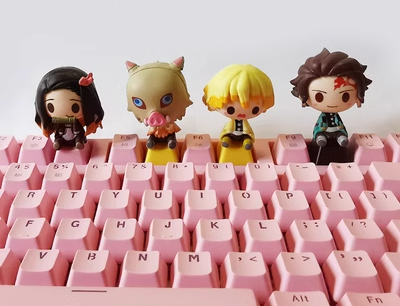 Demon Slayer Keyboard Keycaps - Premium  from DCloth Designs - Just $25! Shop now at DCloth Designs 