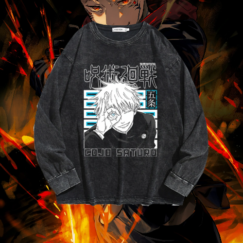 Jujustu Kaisen Gojo Satoru T-Shirt - Must-Have Anime Tee for Collectors - Premium  from DCloth Designs - Just $50! Shop now at DCloth Designs 