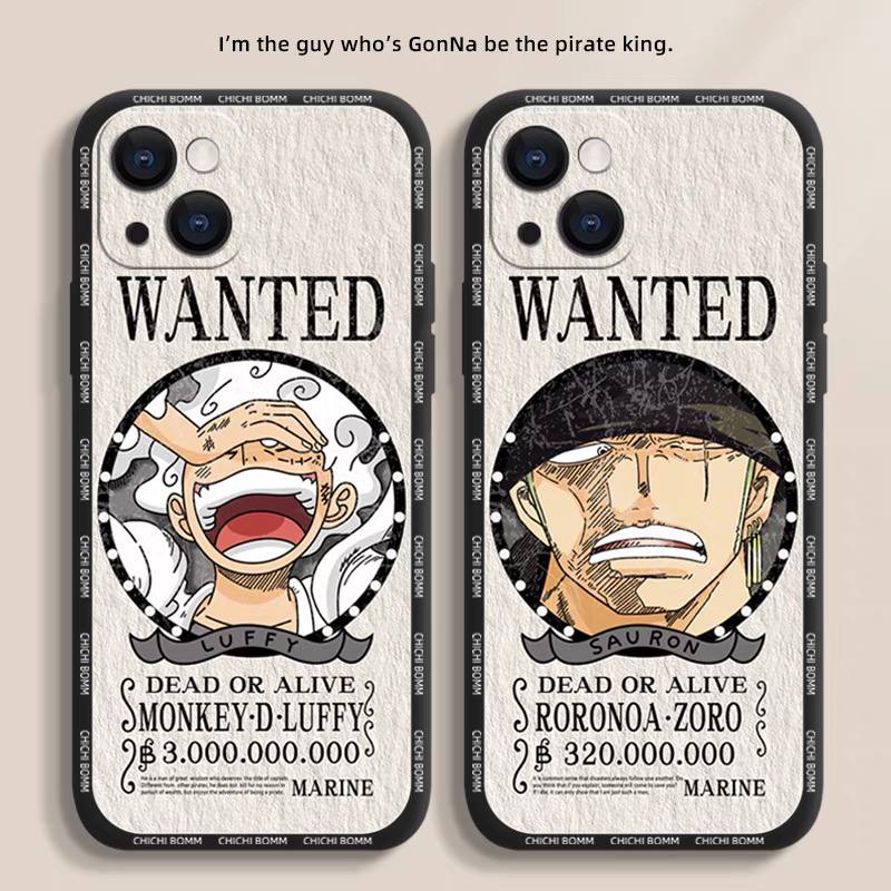 One Piece Nika Man Gear 5 Luffy and Zoro Phone Case, Gear 5 Luffy Wanted Poster - Premium  from DCloth Designs - Just $30! Shop now at DCloth Designs 