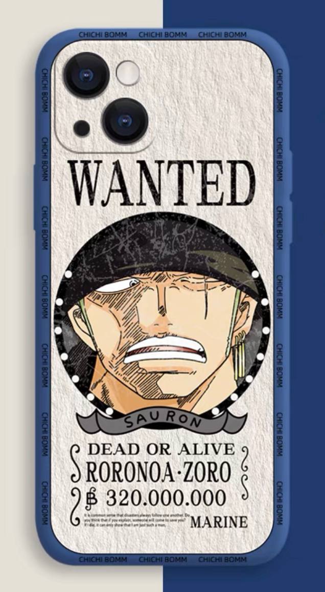 One Piece Nika Man Gear 5 Luffy and Zoro Phone Case, Gear 5 Luffy Wanted Poster - Premium  from DCloth Designs - Just $30! Shop now at DCloth Designs 