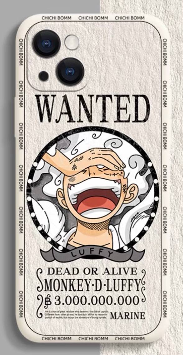 One Piece Nika Man Gear 5 Luffy and Zoro Phone Case, Gear 5 Luffy Wanted Poster - Premium  from DCloth Designs - Just $30! Shop now at DCloth Designs 