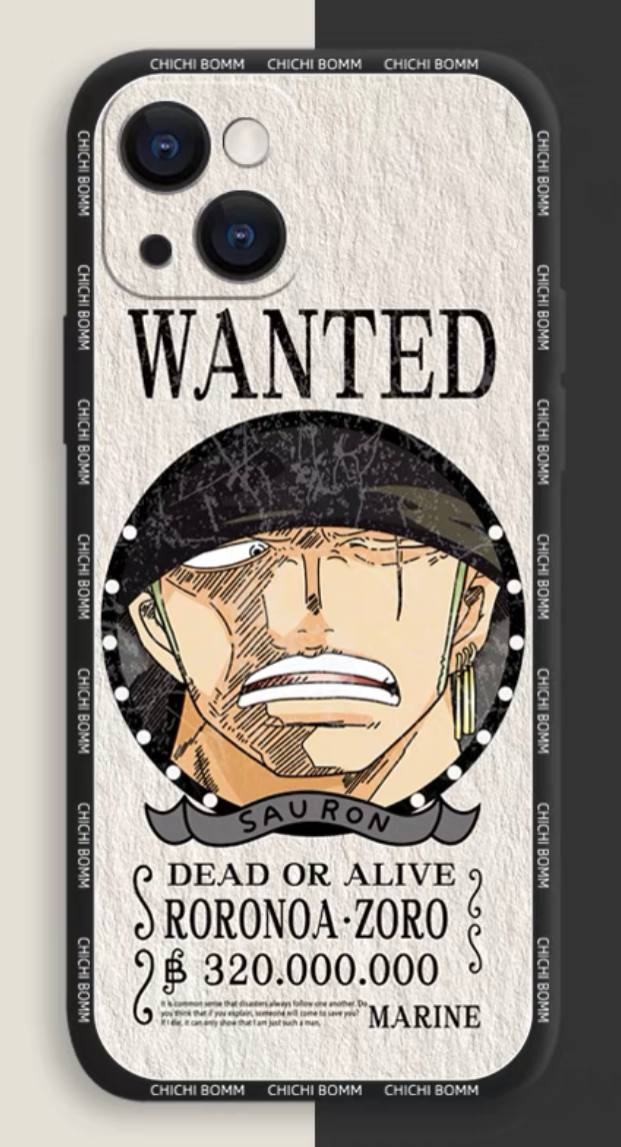 One Piece Nika Man Gear 5 Luffy and Zoro Phone Case, Gear 5 Luffy Wanted Poster - Premium  from DCloth Designs - Just $30! Shop now at DCloth Designs 