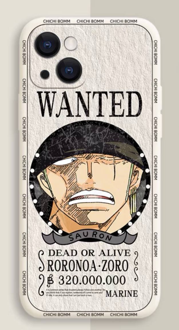 One Piece Nika Man Gear 5 Luffy and Zoro Phone Case, Gear 5 Luffy Wanted Poster - Premium  from DCloth Designs - Just $30! Shop now at DCloth Designs 