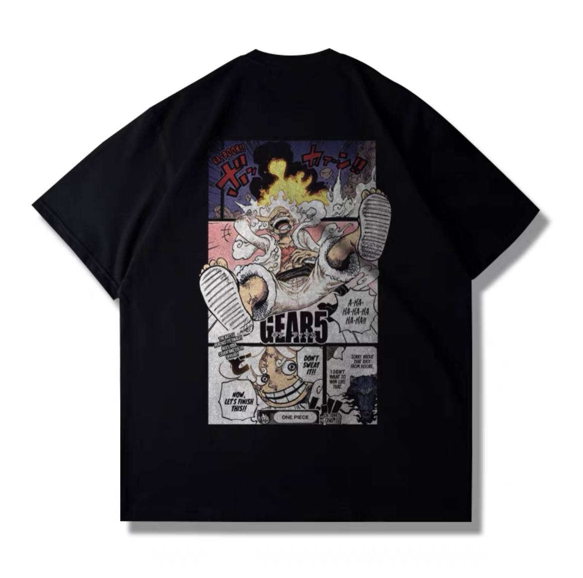 Oversized One Piece Luffy Gear 5 Anime T-Shirt - Comfy Fan Art Tee - Premium  from DCloth Designs - Just $39! Shop now at DCloth Designs 