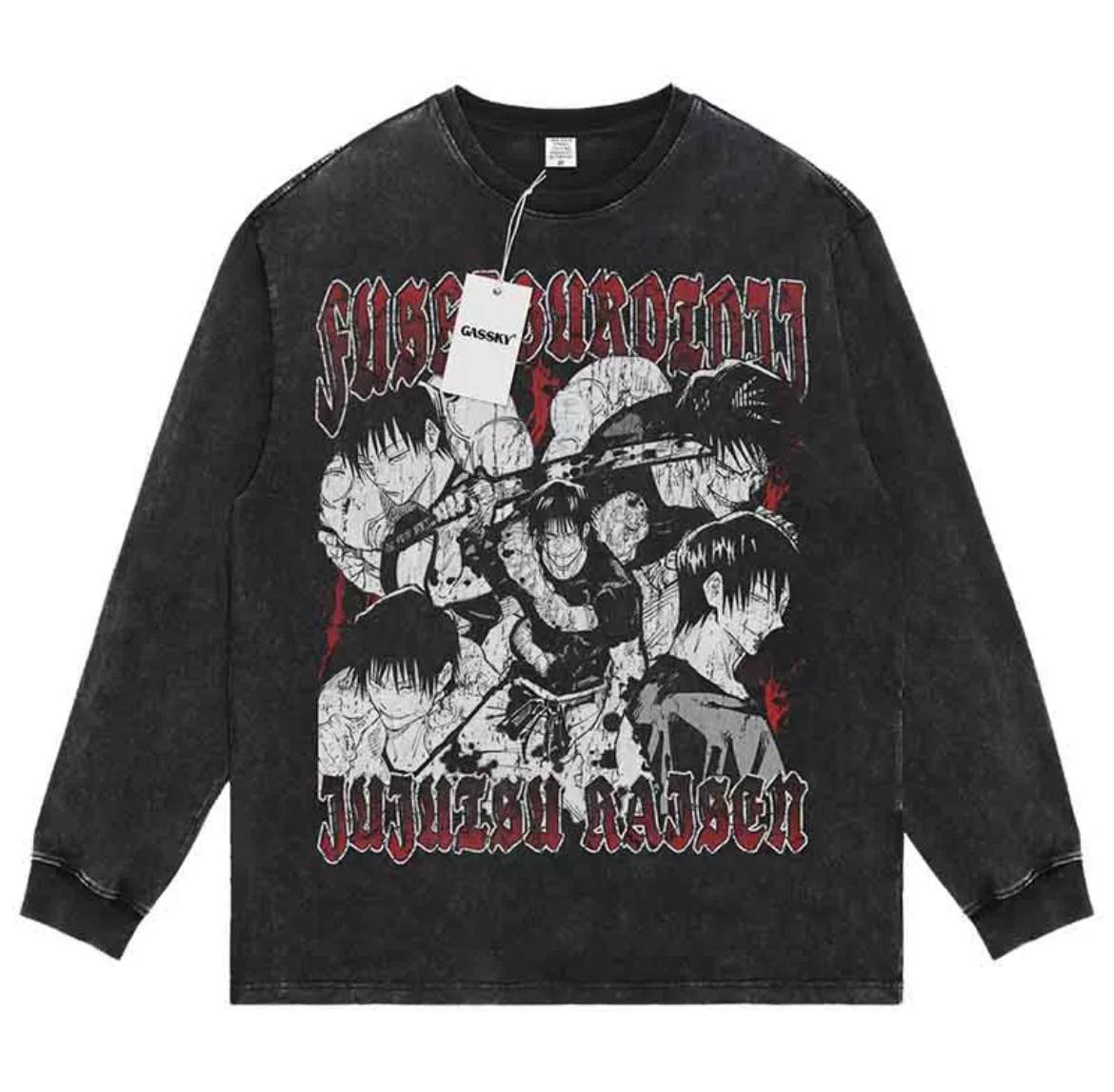 Jujutsu Kaisen Toji Sweatshirt and Oversize T-Shirts| Jujutsu Kaisen Fans and Merch to Collect - Premium  from DCloth Designs - Just $39! Shop now at DCloth Designs 