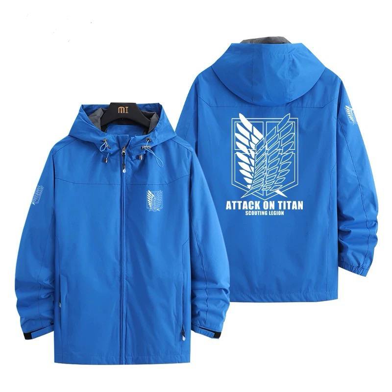 Attack on Titan Windbreaker, Hoodie ,Pullover Sweater, Hoodie, Phone Case, Anime Merch,Clothing - Premium  from My Store - Just $50! Shop now at DCloth Designs 