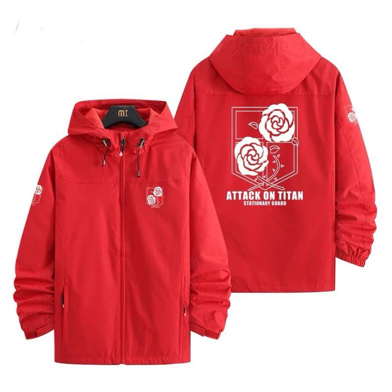 Attack on Titan Windbreaker, Hoodie ,Pullover Sweater, Hoodie, Phone Case, Anime Merch,Clothing - Premium  from My Store - Just $50! Shop now at DCloth Designs 