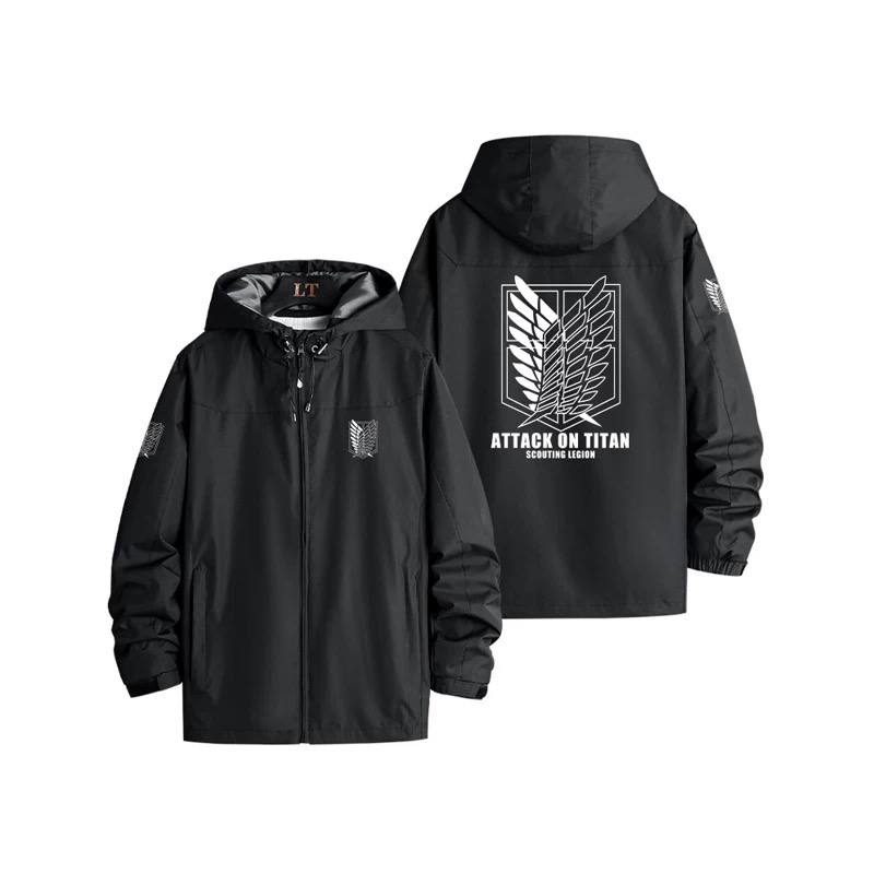 Attack on Titan Windbreaker, Hoodie ,Pullover Sweater, Hoodie, Phone Case, Anime Merch,Clothing - Premium  from My Store - Just $50! Shop now at DCloth Designs 