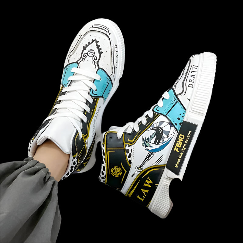 One Piece Anime Sneakers - Pirate-Inspired Footwear for Fans - Premium  from DCloth Designs - Just $60! Shop now at DCloth Designs 