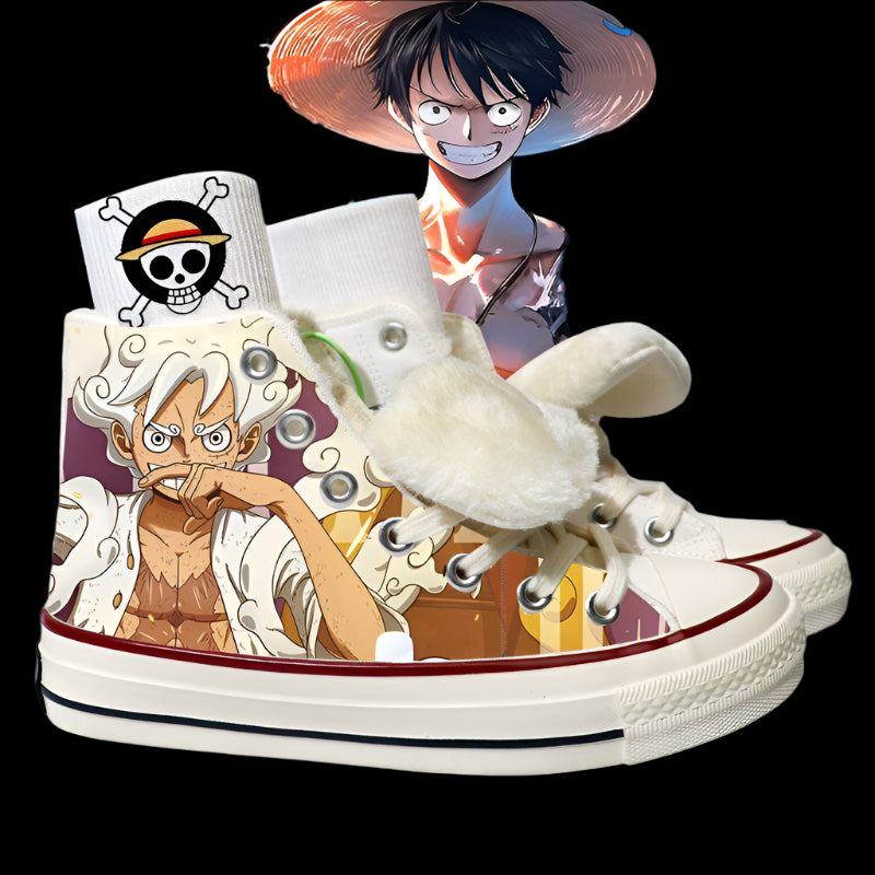 One Piece Anime Sneakers - Pirate-Inspired Footwear for Fans - Premium  from DCloth Designs - Just $60! Shop now at DCloth Designs 