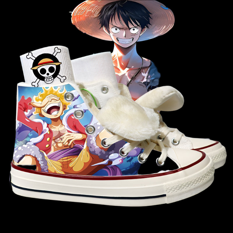 One Piece Anime Sneakers - Pirate-Inspired Footwear for Fans - Premium  from DCloth Designs - Just $60! Shop now at DCloth Designs 